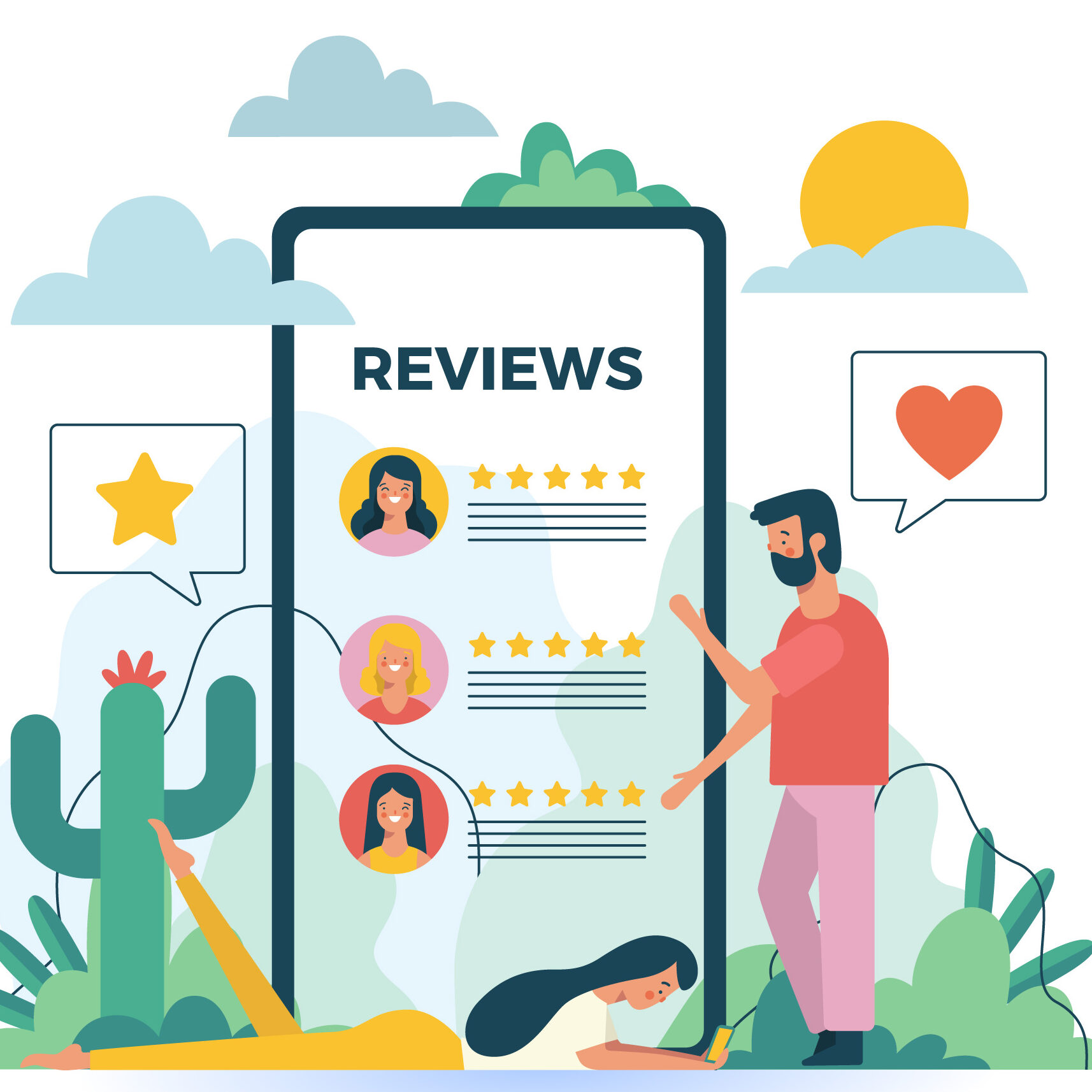 Monitoring Reviews and Ratings